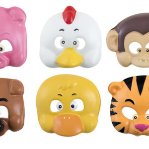 Masque enfant EVA - 6 modËles assortis