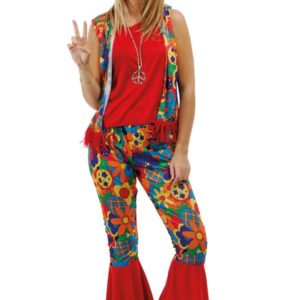 Costume adulte hippie femme - taille unique
