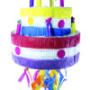 Pinata g‚teau d'anniversaire - 28 x 28 x 28 cm