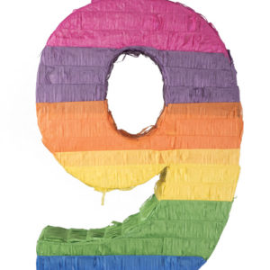 Pinata chiffre - 9 - 50 x 35 x 10 cm