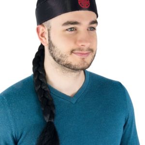 Bonnet de chinois adulte avec tresse