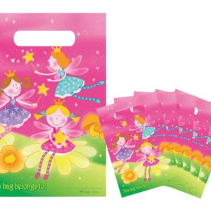 Sachet ‡ bonbons - 15 x 22 cm - fÈes roses - sachet de 6
