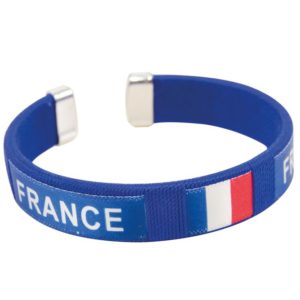 Bracelet tissu rigide supporter - France