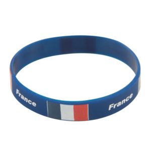 Bracelet souple supporter - France