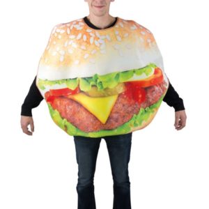 Costume adulte hamburger - taille unique