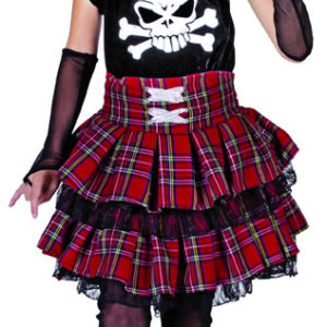 Costume enfant luxe punk fille - S