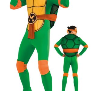 Costume adulte TORTUE NINJA MICHELANGELO - taille unique - PRIX NET