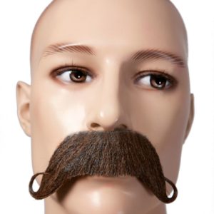 Moustache dandy - marron