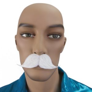 Moustache gentleman - blanc