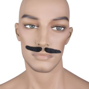 Moustache fine double - noir