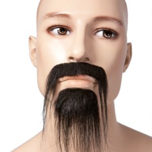 Moustache + barbichette chinois - noir
