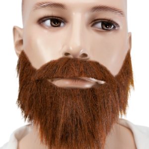 Moustache + collier - marron