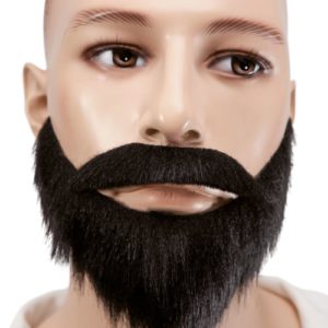 Moustache + collier - noir