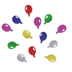 Confettis de table ballon - multicolore - 1,4 cm - sachet de 10 gr