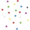 Confettis de table Ètoile - multicolore - 1,1 cm - sachet de 10 gr