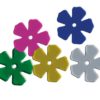 Confettis de table fleur - multicolore - 1,2 cm - sachet de 10 gr