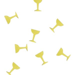 Confettis de table coupe - or - 1,3 cm - sachet de 10 gr