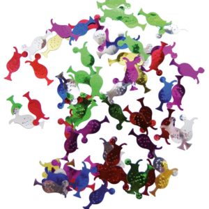 Confettis de table verre ‡ cocktail - multicolore - 2,5 cm - sachet de 10 gr