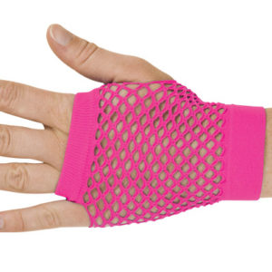 Mitaines - rÈsille - rose fluo - la paire