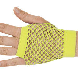 Mitaines - rÈsille - jaune fluo - la paire