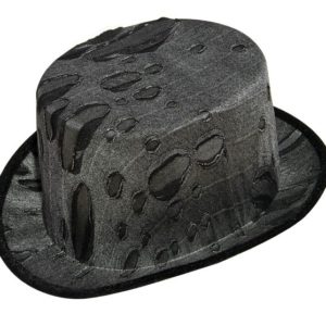 Chapeau tissu adulte - HDF noir tissu gris