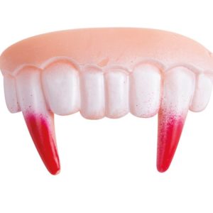 Dentier de vampire souple sanglant
