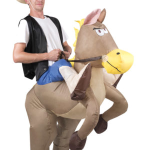 Costume adulte gonflable de cow boy - taille unique