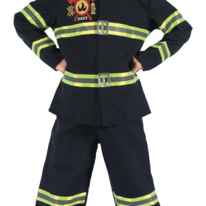 Costume enfant luxe pompier - S