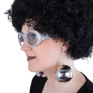 Boucles d'oreilles - boules disco