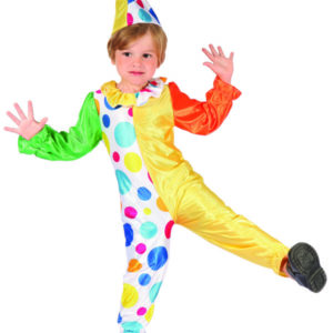 Costume baby luxe clown - 80/92 cm
