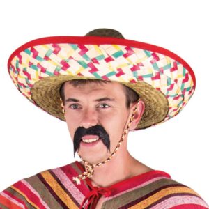 Chapeau paille sombrero adulte
