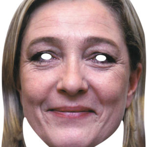 Masque adulte carton - Marine Le Pen