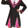 Costume enfant luxe sorciËre noire et rose - L
