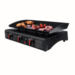 Plancha gaz noire