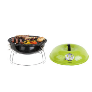 Barbecue à charbon nomade vert