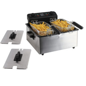 Friteuse double 2 x 3 L