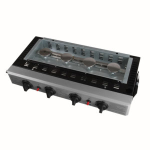 Plancha gaz 4 br˚leurs