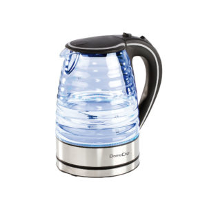 Bouilloire en verre 1,7 L noire