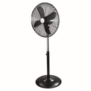 Ventilateur sur pied noir
