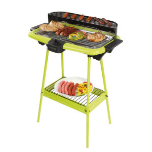 Barbecue èlectrique sur pieds, vert