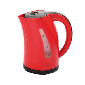 Bouilloire bicolore rouge/noir 1,7 L