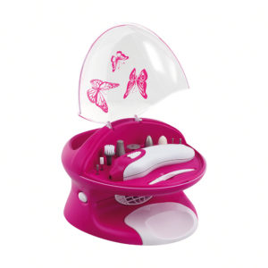 Set de manucure et pèdicure rose