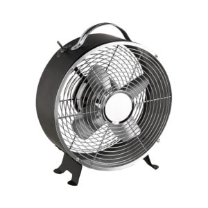 Ventilateur de table vintage noir