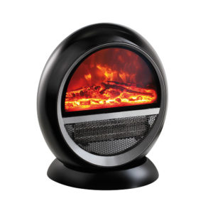 Chauffage cèramique effet feu de bois