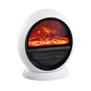 Chauffage cèramique effet feu de bois