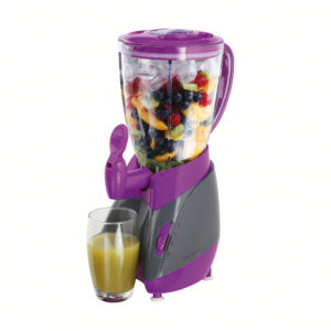 Blender avec robinet verseur gris/violet
