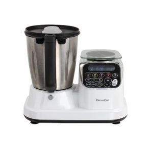 Robot culinaire chauffant blanc