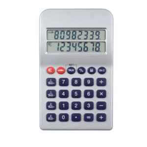 Calculatrice de bureau double affichage