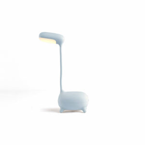 Lampe à poser bleue