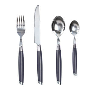 Coffret couverts gris 24 piëces